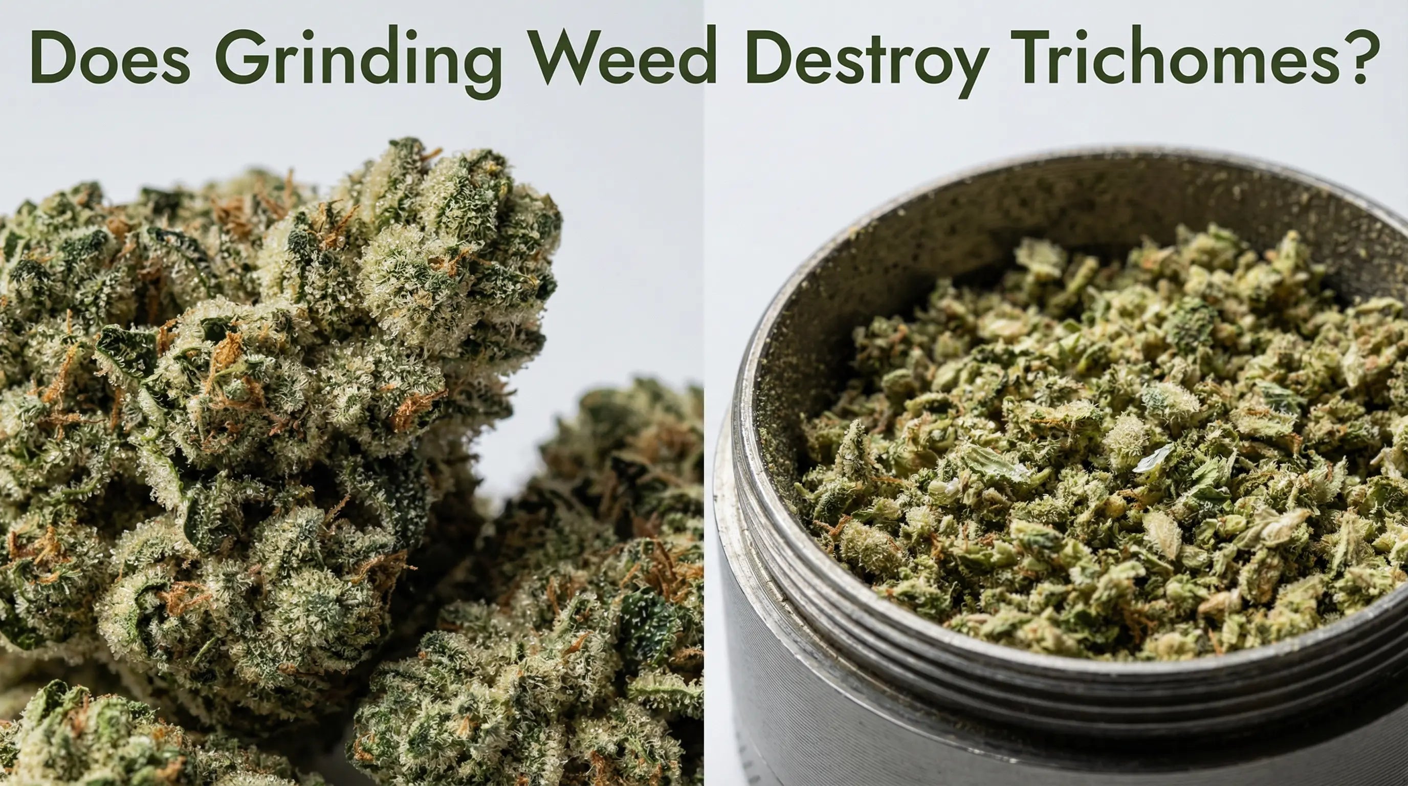 Does Grinding Weed Destroy Trichomes? What Actually Happens to Your Weed