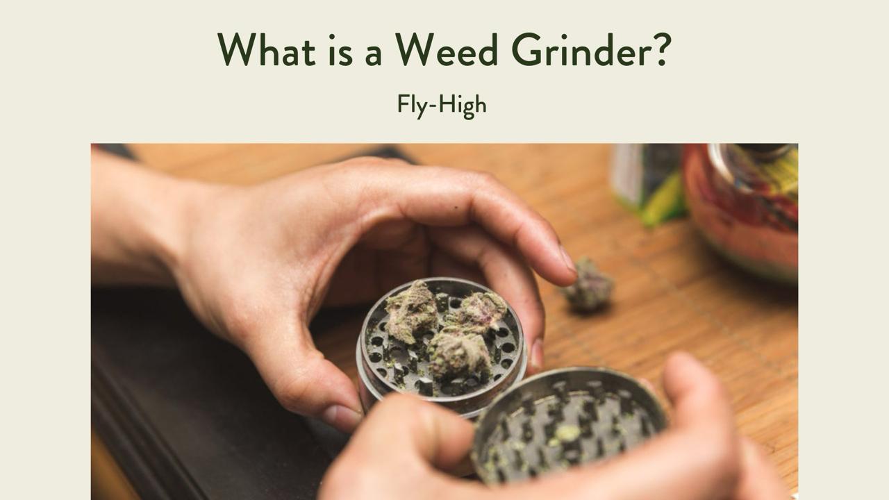 The image showcases a weed grinder.