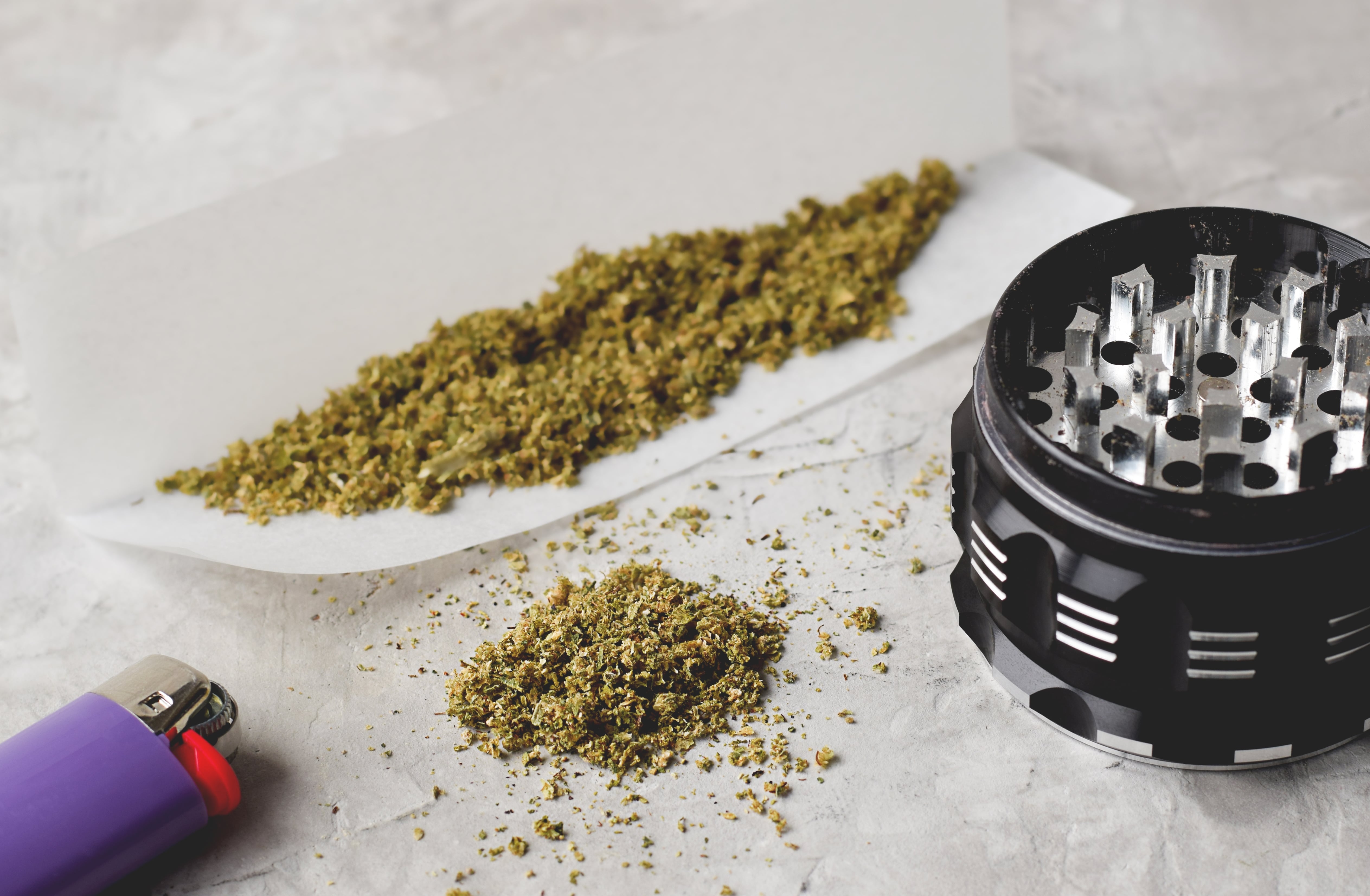 does grinding weed make it more potent