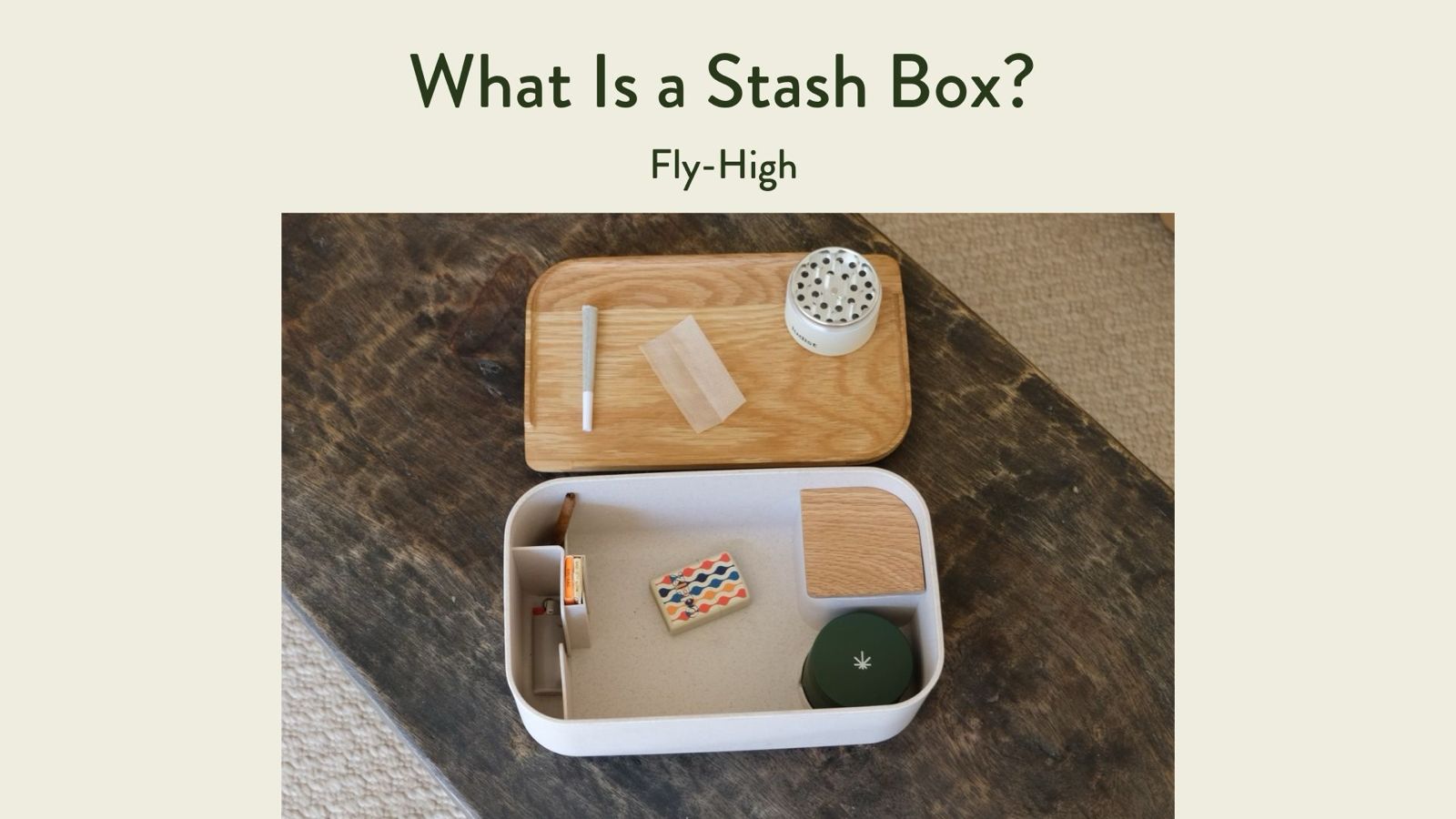 The image showcases the Ludist stash box.